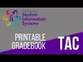 Printable Gradebook