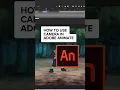 How to USE the CAMERA in Adobe Animate