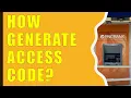 How to generate PNC Access Code