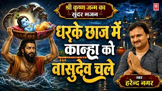 श्री कृष्ण जन्म का सुंदर भजन - धरके छाज में कान्हा को वासुदेव चले | Harendra Nagar