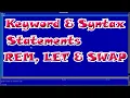 Keyword Syntax Statements REM LET SWAP A Complete Computer Guide