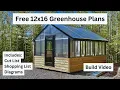 Free Greenhouse Plans Build