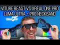 Lagu Viture Beast vs XReal One Pro vs Luma Ultra + Pro Neckband Review - 6DOF/3DOF/FOV Through the Lens!