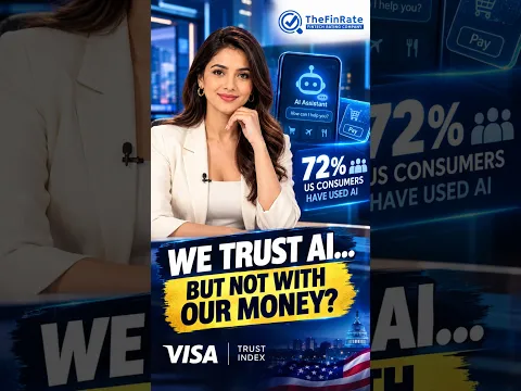 We Trust AI… But Not With Our Money?#️⃣ #TheFinRate #Fintech #AI #ArtificialIntelligence #Visa