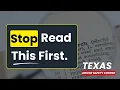 Texas DSC Course What to Know Before You Sign Up