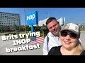 Brits first time trying American breakfast at ihop