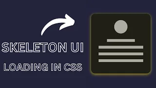Create Skeleton Loading Screen Animation using only HTML CSS Get Source Code Free
