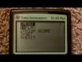 JUEGO TI BASIC TI 83 PLUS SNAKE DRIVE GAME
