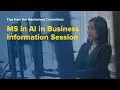 MS in AI in Business Program Information Session