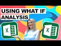 Using What IF Analysis in Excel