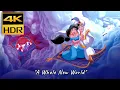 Download Lagu Aladdin (1992) A Whole New World, 4K HDR \u0026 HQ Sound \u0026 English, Japanese, Korean subtitles