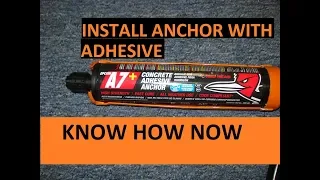 Install Anchors With Red Head Epcon A7