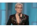 Meryl Streep s Cecil B deMille Award Acceptance Speech