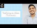 Leetcode 953 Verifying an Alien Dictionary Strings C
