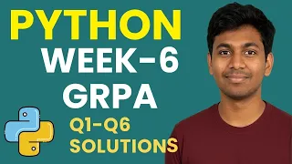 Python Week 6 GrPA Q1 Q6 Solutions Explained in Simple Hindi