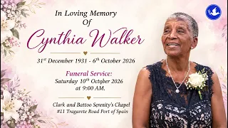 The Funeral Service of Cynthia Walker