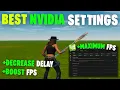 The BEST NVIDIA Settings for MAX FPS Lowest Latency 2026 Guide