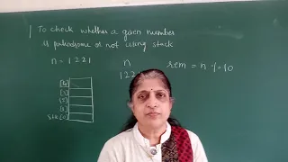 Introduction to Checking a Number is Palindrome or Not using Stack