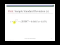 Risk Return 1 of 7 - Introduction