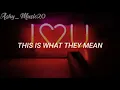 LEANNA CRAWFORD - THIS IS WHAT THEY MEAN - (LETRA)