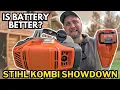 Stihl Battery Better Than Gas Electric Kombi System KMA 135 VS KM 131