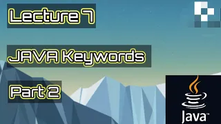 JAVA Keywords Part 2