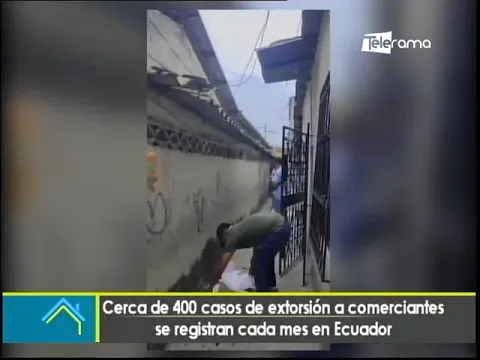 Más de 400 casos de extorsión a comerciantes se registran cada mes en Ecuador