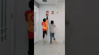 تحدي اقفز أعلى تربح بين يزن وزين واحمد زين وألفت 