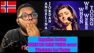 Download Angelina Jordan WHEN WE WERE YOUNG cover Las Vegas | Brasiliansk reaksjon | 🇳🇴 NORWAY REACTION MP3