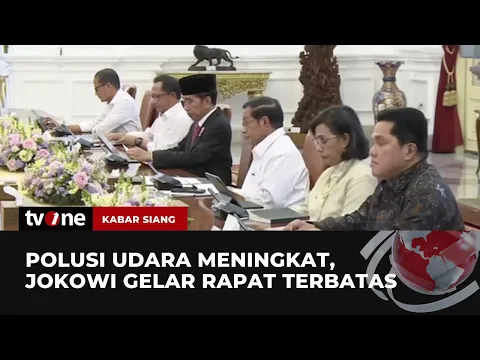 Presiden Bahas Polusi Udara Jakarta, Wacanakan Kerja Hibrida