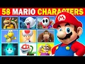 Guess the Super Mario Character 58 Characters - Super Mario Quiz
