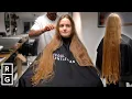 The BIGGEST Transformation We ve Done BY FAR 22 Years of Long Hair CUT OFF
