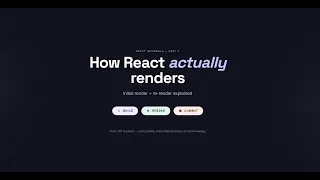 How React Actually Renders Initial Render Explained React Internals Part 1
