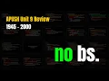 APUSH Unit 9 Review no bs