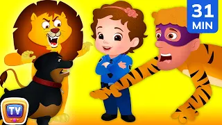 ChuChu TV Police  Sheep Theft + Save Bicycles & School Children  31 Min