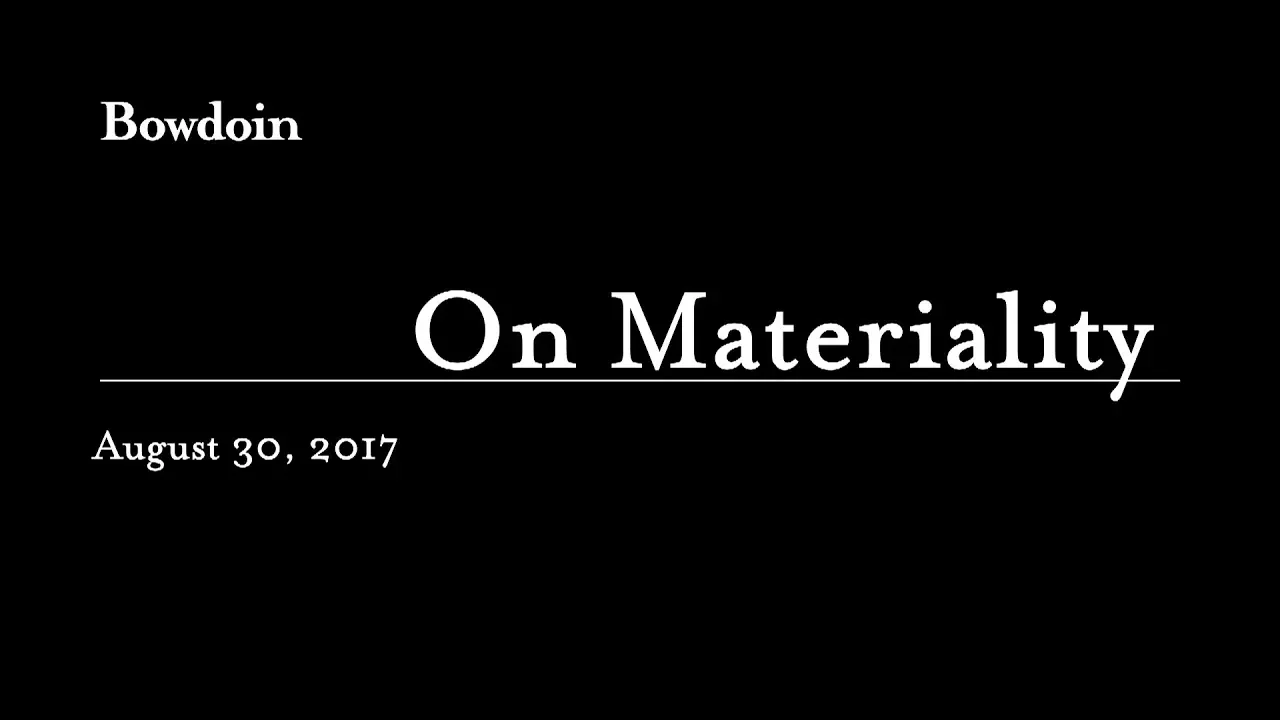 On Materiality: A Cultural Consideration of Paper and the Book