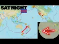 Major Earthquake uptick around New Zealand. Massive Sunspot with X flare potential. Sat Night.