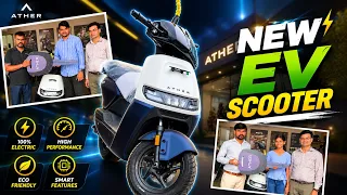 Finally New EV scooter ATHER RIZTA ki delivery le li 👁🙏🥰