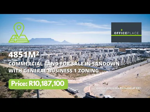 Download MP3 4851m² Commercial Land For Sale in Sandown, Cape Town with General Business Zoning 1 | (N) 2024