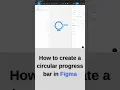 How to create a circular progress bar in Figma Quick Figma tutorials Figma circle progress bar