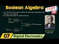 Introduction to Boolean Algebra Part 1