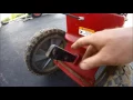 How to change the depth of your roto triller Eart uake from Menards