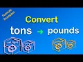 Convert Metric Tons to Pounds tons to lbs Convert Online