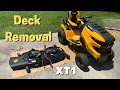 Cub Cadet XT1 Enduro How to Remove Your Deck Put it Back On