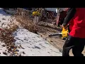 DEWALT 20V MAX RX Leaf Blower Review HOW POWERFUL IS IT