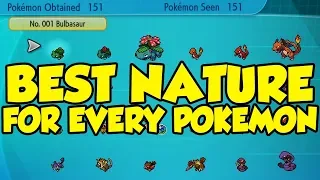 BEST Pokemon Let s Go Team Building - Best Nature For EVERY Kanto Pokemon