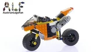 Lego Creator 31059 Sunset Street Bike -  Lego Speed Build Review