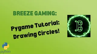 How to DRAW CIRCLES in Python with Pygame