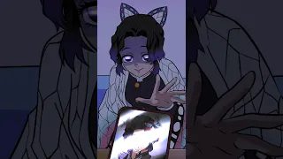 Show Me Your PHONE Shinobu X Giyu 핸드폰 보여줘 Kimetsunoyaiba Siaeden Animationmeme 
