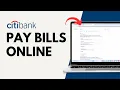 How to Pay Bills Online with Citibank